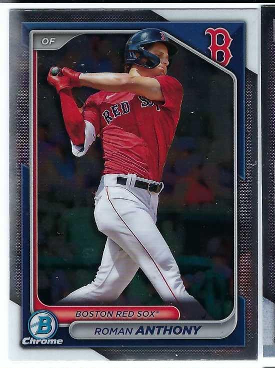 ROMAN ANTHONY 2024 Bowman Draft Chrome #BDC-19 Baseball Rookie Card RC Boston Red Sox