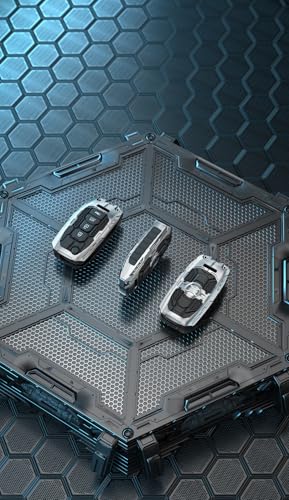 Coque de clé Kia anti-choc en zinc argenté protégeant votre télécommande