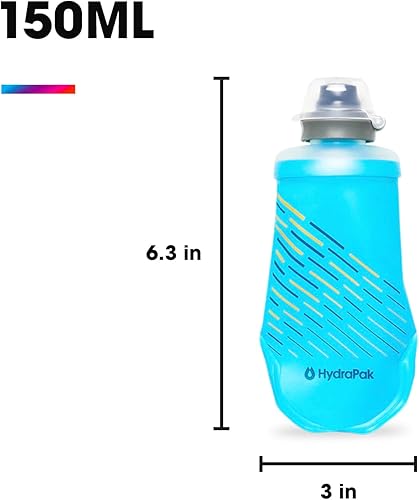 Miniatura 2 de HydraPak SoftFlask - Collapsible Nutrition Flask (150ml or 250ml) - BPA Free, Easy Open Cap, Foldable, Lightweight