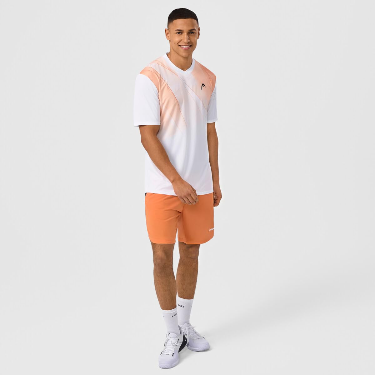 HEAD TOPSPIN T-Shirt Men, Print Vision m/Campfire Orang
