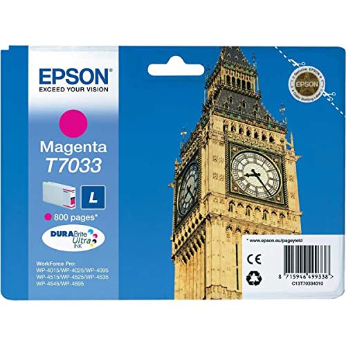 Cartouche Epson WP-4015DN C13T70334010 magenta pour vos dossiers de bureau