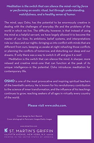 Macmillan 9781250006226 Learning To Silence The Mind: Wellness Through Meditation thumb #1