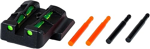 Miniatura 10 de HIVIZ Magni-Comp - Mira de escopeta de fibra óptica verde y rojo, talla única