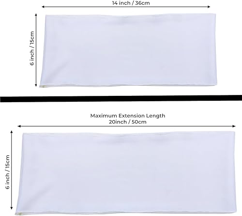 Vista 23 de MDS - Paquete de 25 bandas elásticas de elastano para silla sin hebilla, para decoración de bodas y eventos, color berenjena Berenjena,Azul