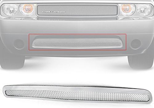 For Dodge Challenger Front Bumper Stainless Steel Mesh Grille Grill Chrome