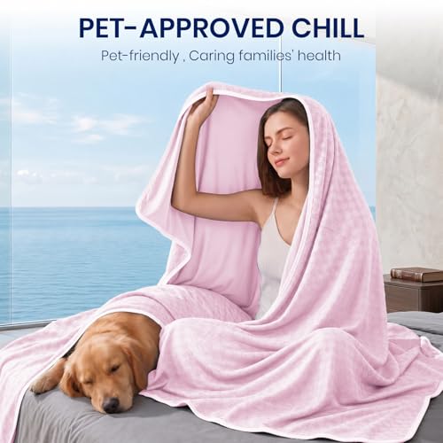 Topcee Cooling Blanket 90"x90" for Hot Sleepers Summer Cold Blanket by Topcee - Used condition - Image 3