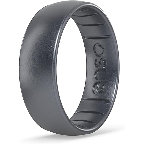 Enso Rings Classic Elements Silicone Ring | Made in The USA | Comfortable, Breathable, and Safe