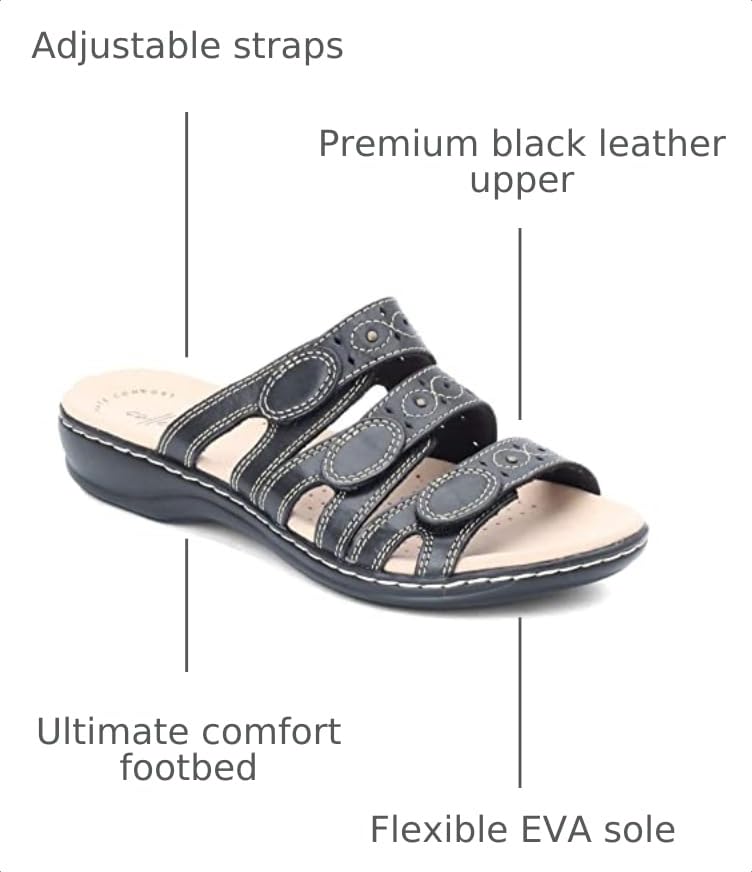 Image of Clarks Women's Leisa Cacti Q Slide Sandal