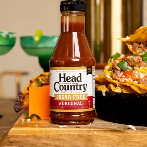 Head Country Sugar Free Bar-B-Q Sauce, Original, Gluten Free Barbecue Sauce With No Allergens & Zero Sugar thumb #1