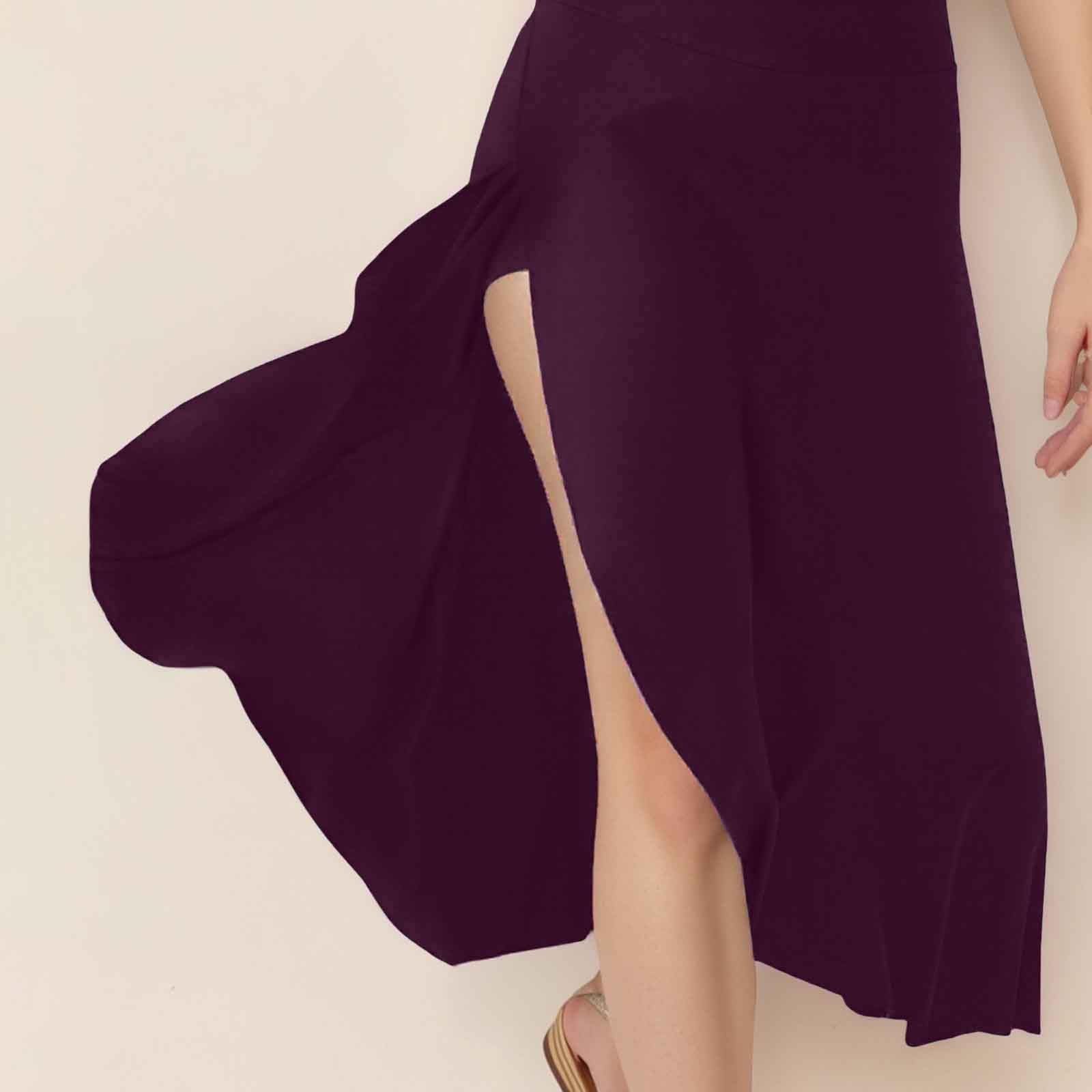 Moda Damska Solidna, Elegancka, Wzburzona, Długa Sukienka Sportowa Wysokim Stanem