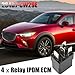 FANHAY 4PCS 284B7-CW29E Relay IPDM ECM for Mazda 2 3 5 6 CX-3 CX-30 CX-5 CX-50 CX-9 GLC MX-30 EV X-5 Miata RX-8 & for Nissan Armada Frontier Pathfinder Titan Xterra ACM33211 284B7CW29E