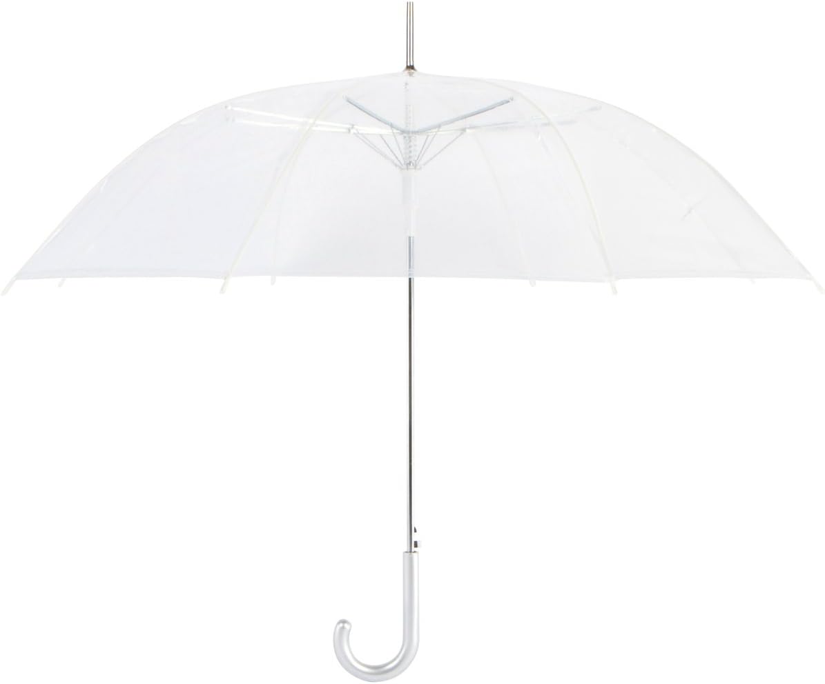 Cloak Umbrellas 10pk Auto Open Clear Wedding Umbrella