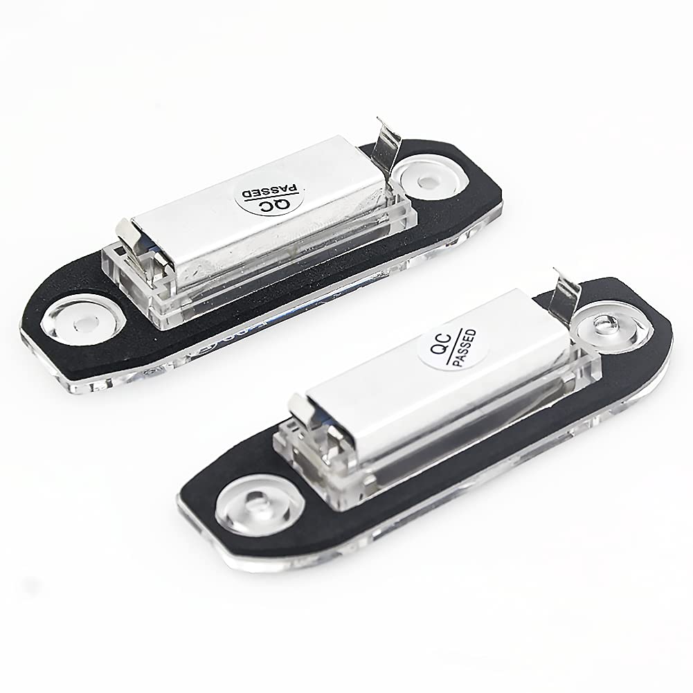 Biała lampa stylizacyjna samochodowa do numerów oświetlenie tablicy rejestracyjnej 2 szt. Canbus LED do Volvo S80 XC90 S40 V60 XC60 S60 C70 V50 XC70 V70