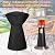 Andacar Patio Heater Covers for Cuisinart COH-500 Portable Tabletop heater,Waterproof Outdoor Heater Cover Electric Heater Storage Cover - 17x25in