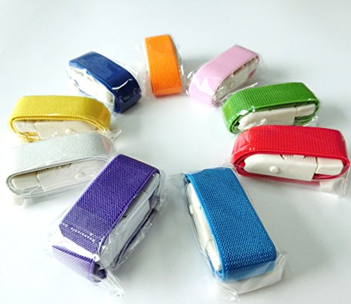 ELYSAID 9Pcs/Pack Tourniquet Quick Slow Release Medical First Aid Paramedic Buckle Outdoor Strap 9 Colors