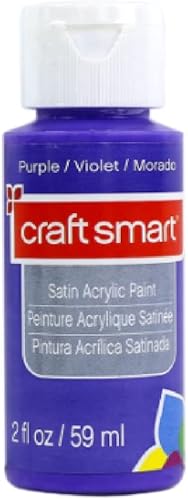Miniatura 3 de Acrílico satinado por Craft Smart 2 oz (negro)