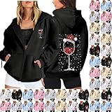 Sweatjacke mit zwei Fronttaschen mit Reißverschluss für sichere Aufbewahrung; umweltfreundlicher waschfester Druck gewährleisten Langlebigkeit.