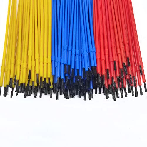 Key Life 150Pcs Plastic Paint Brushes Set Acrylic Paint Brushes Watercolor Brushes Colorful Detail Painting Kit Art Supplies For Kids Educational & Learning Activity, 170Mm #TOP1