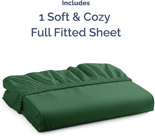 Miniatura 225 de King Fitted Bed Sheet - Bottom Single Fitted Sheet Only - Ultra-Soft Hotel Luxury Bedding w/ 8-16 Inch Deep Pockets - Breathable, Cooling & Wrinkle