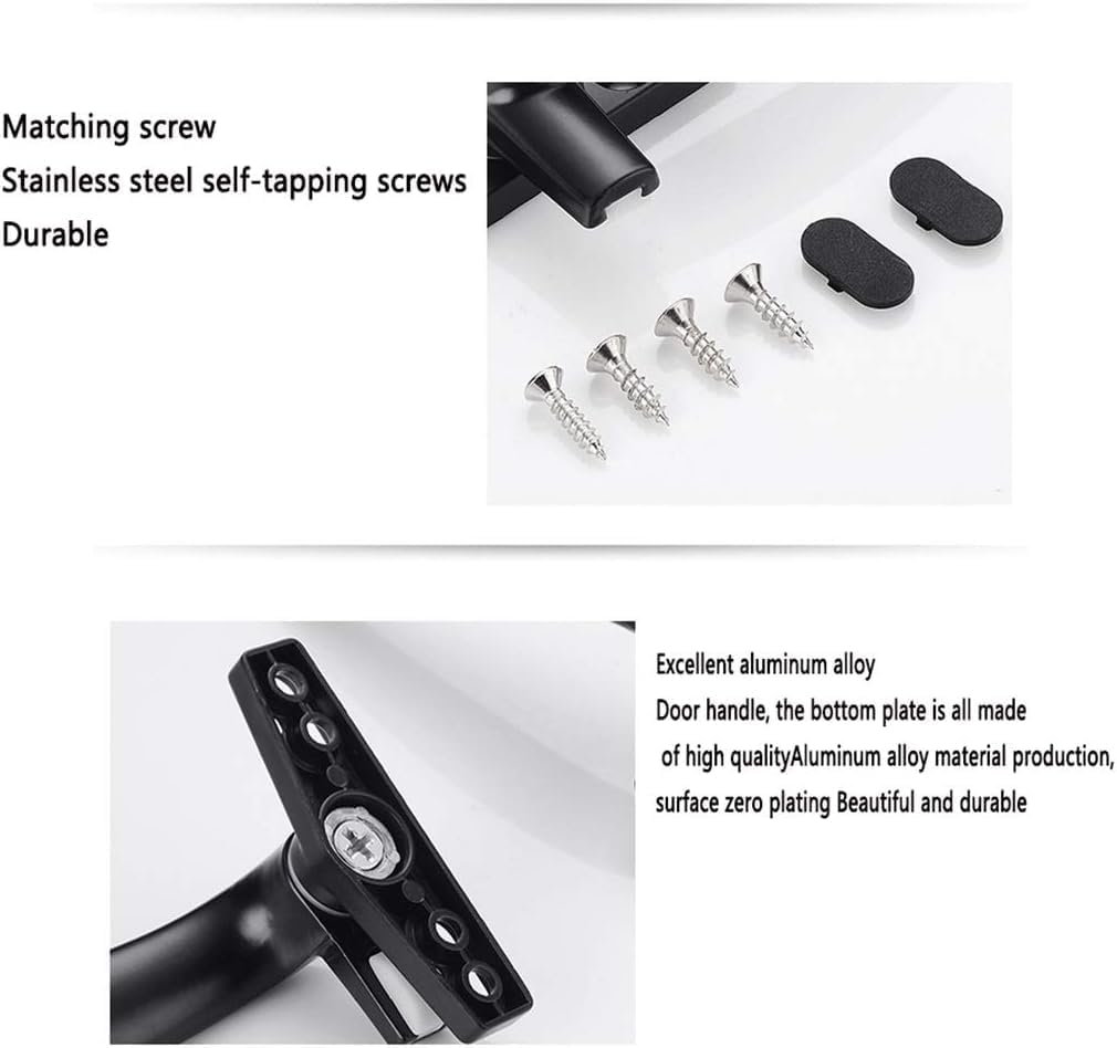 Window Locks Window Handles for upvc Windows Window Lock Handle, Door and Window Handles, Thick Aluminum Alloy Outer Window Fittings Outreach Lock Anti-Theft Handle Push Window Handle Handle