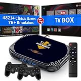 Retro Game Console Built-in 48214 Classic Games, Game Consoles with S905X4, Video Game Console Plug