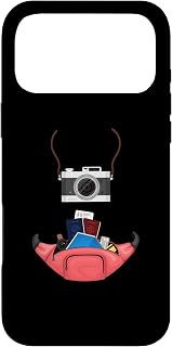 Tourist Spirit Day Camera Passport Map and Camera Tourism Case for iPhone 17 Pro Max