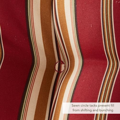 image for Greendale Home Fashions Outdoor 44 x 22-inch High Back Chair Cushion, 