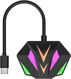 Adaptador Ethernet – Conexión de red de alta velocidad de 100 Mbps | Adaptador con cable para portátiles y tabletas, conexión estable, no admite controladores, iluminación