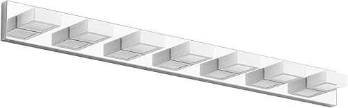 Miniatura 37 de Ralbay Lámpara de Tocador de 4 Luces de Níquel Cepillado para Baño Lámpara de Baño Moderna de LED en Metal y Acrílico cepillado níquel,Negro-5