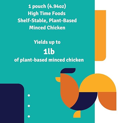 Miniatura 8 de Pollo picadomolido a base de plantas, vegano, alto en proteínas, saludable, sabroso, estable en estantería, moldeable, da forma a tu comida favorita