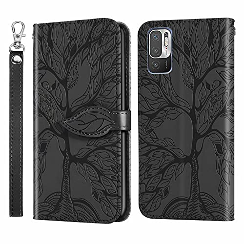 MUTOUREN Case Compatible with Xiaomi Redmi Note 10 4G/Redmi Note 10S PU Leather Protective Wallet Case Flip Cover Magnetic Closure Card Slot Bumper with 1* Screen Protector - Image 2