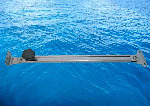 SeaLux Marine Premium 316 SS Hatch Lid Stay, Support and Adjuster 6" to 11" (Small)