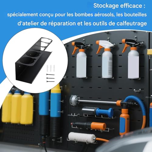 Support pour mastic à fixation murale antidérapant avec alvéoles