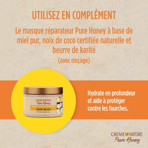 Hair Mask By Creme Of Nature, Pure Honey, Coconut Oil And Shea Butter Formula, Moisture Replenish & Strength, 11.5 Oz #TOP4