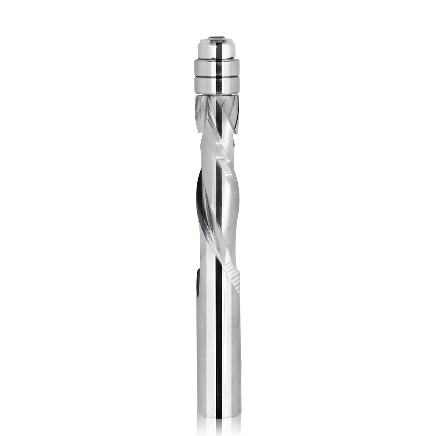 UP/Down Cut Spiral Flush Trim Router Bit,1/2 Shank Extra Long 4 Inch