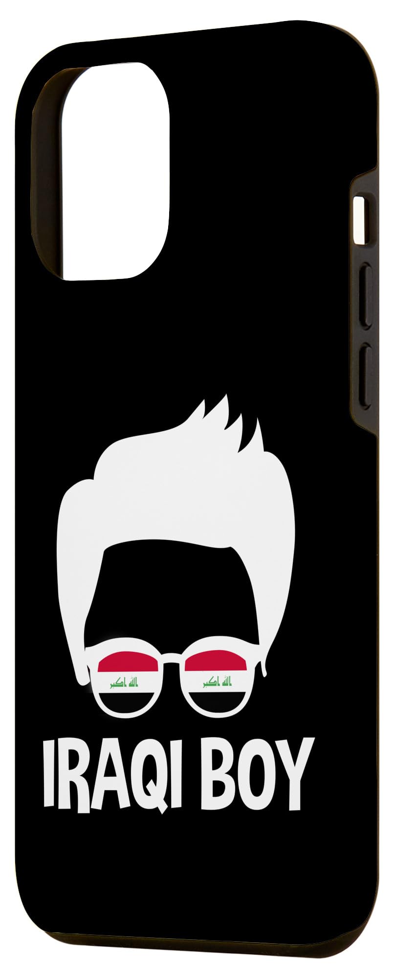 iPhone 12 Pro Max Iraqi Boy Love Baghdad Iraqi Flag Sunglasses Men Case - Image 2