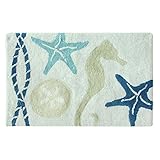 Bacova Guild 05155E Bath Rug, White
