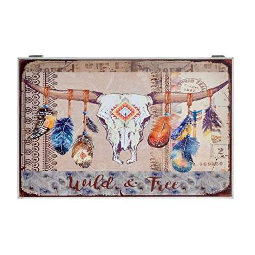 D,casa - Tapa de Contador diseño Boho Multicolor Cuadro de luz, cubrecontador
