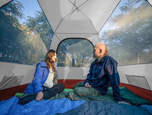 Kazoo Camping Tents 3 Person Waterproof Instant Tents 3 People Cabin Tent Easy Setup With Sun Shade Automatic Aluminum Pole #TOP2