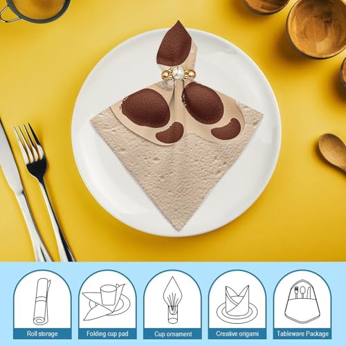 Servilletas de Tela con Estampa de Huella de Perro 4 Piezas miniatura 7