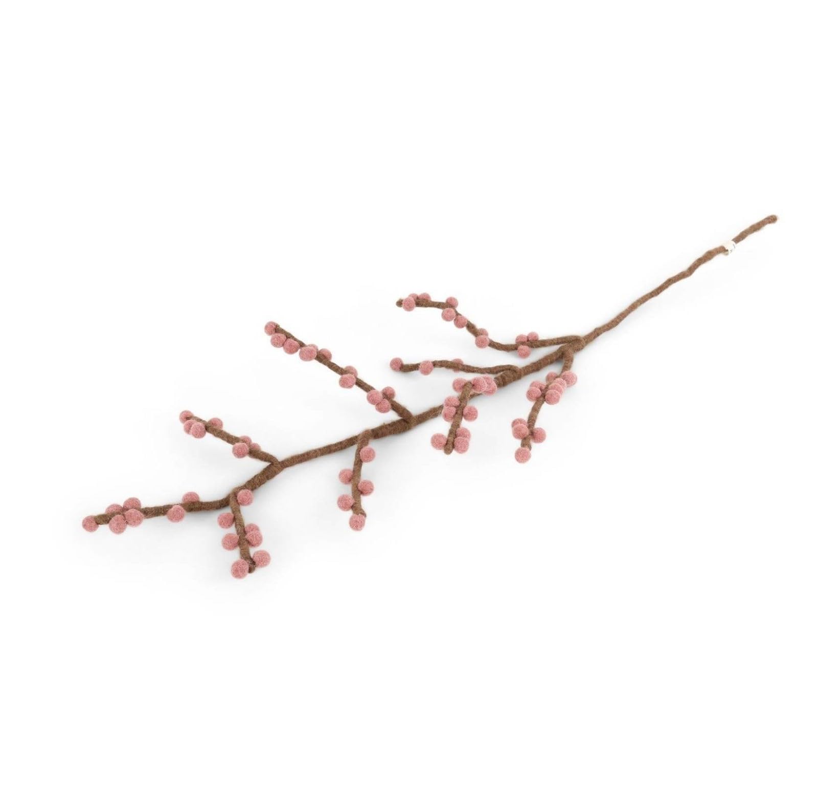 Branche avec baies rouges Gry & Sif cadeau déco écoresponsable unique