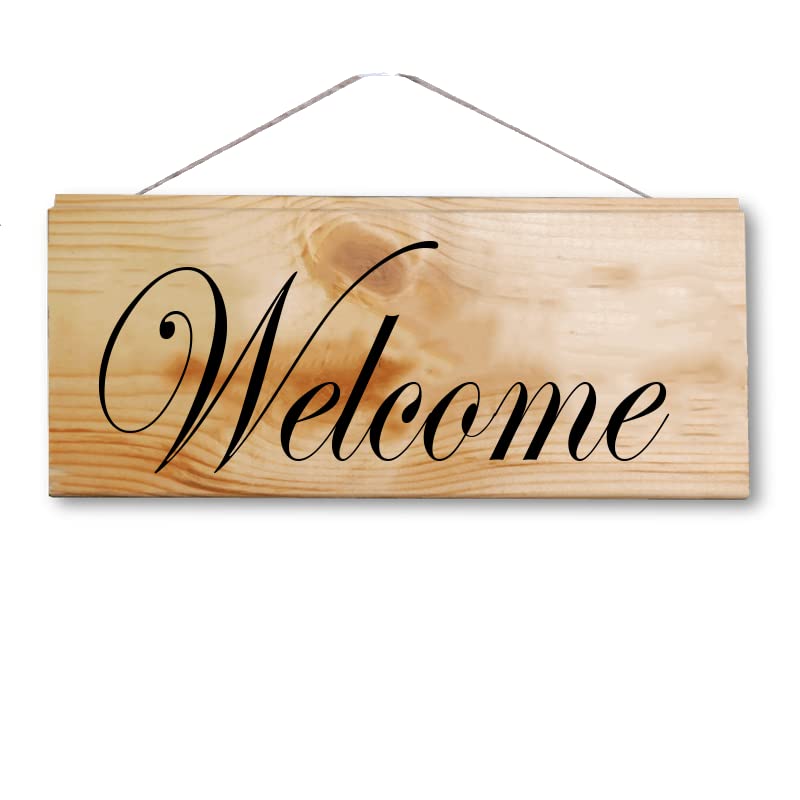 Loops n knots Name Plate For Home Entrance Door/Wooden plank/Name