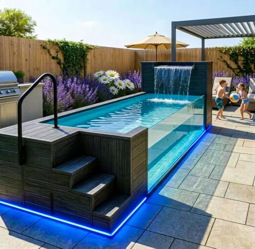 Family Prefab Above Ground Pool Shipping Container Swimming Pools Rectangulares