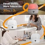 3L Humidifier, Humidistat, Auto Mode, Remote, 7-Color Night Light - Image 4