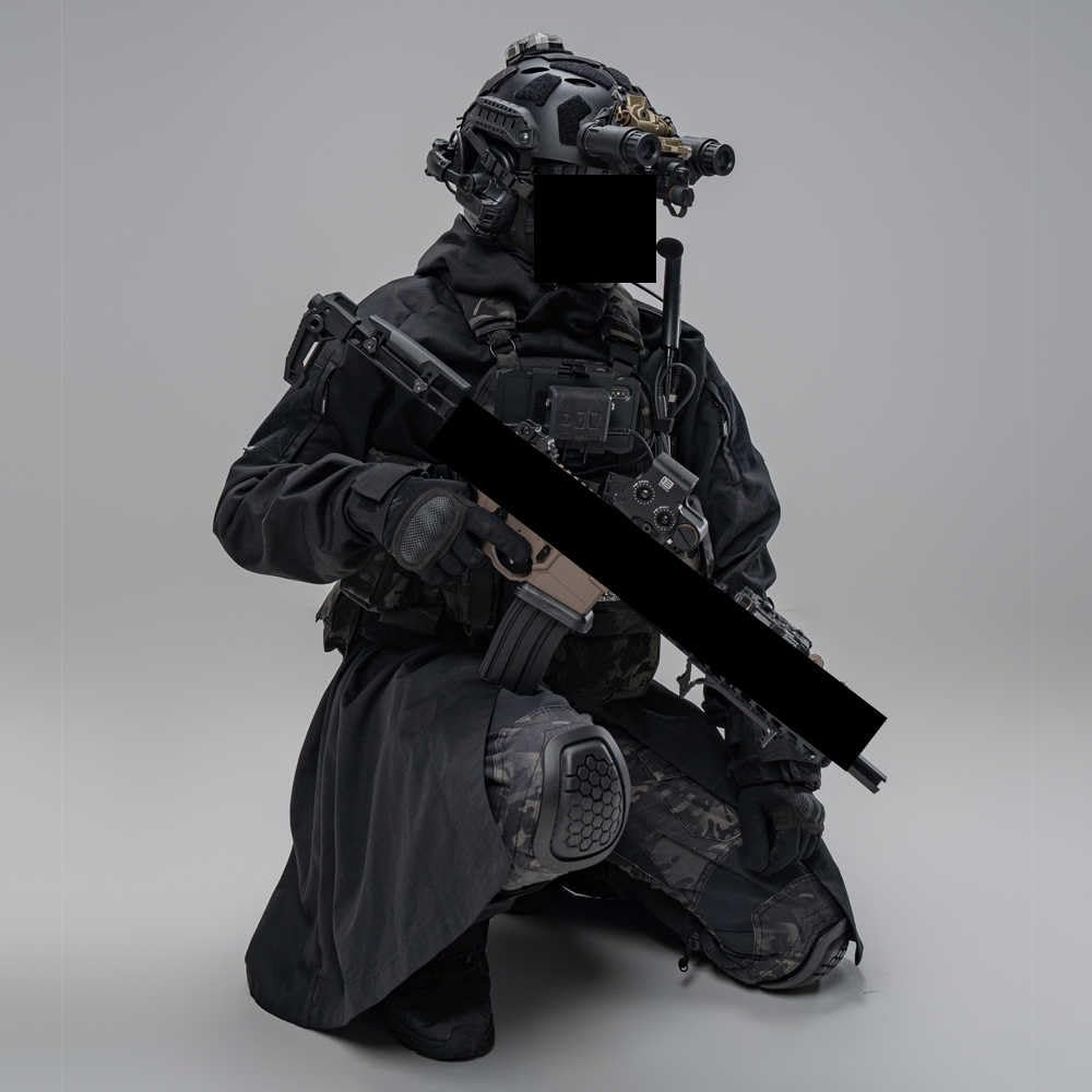 NULA TRN BAC Outdoor Herren Taktischer Trainingsmantel Für Erwachsene, Taktische Ausrüstung Jacke Kapuze Militärischer Kampf Langmantel Für Airsoft, Wandern & Rollenspiel (S)