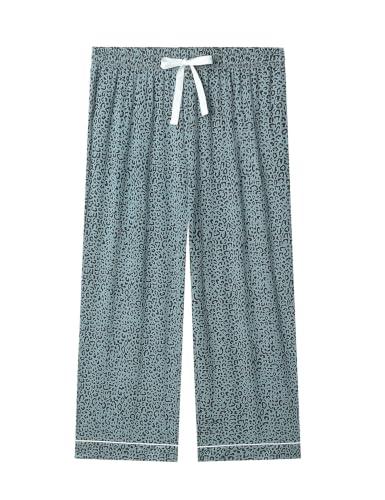 Image of Joyaria Capri Pajamas for Women Bamboo Viscsoe Cooling Button Front Set