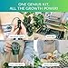 GROWFRIEND Upgraded Seed Starter Tray with Grow Lights and Heat Mat, 3-in-1 Soil Meter, & Sticky Gnat Traps, 40-Cell Seed Growing Tray, Germination & Plant Propagation Station for Indoor Plants