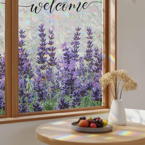 Vinilo decorativo para ventana privacidad 17.7x39.3 pulgadas 2 piezas miniatura 2