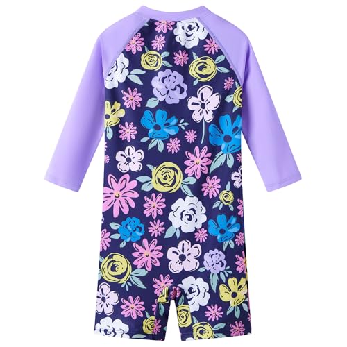 Image of UMELOK Baby Girl One Piece Swimsuit Infant Rash Guard Bathing Suit