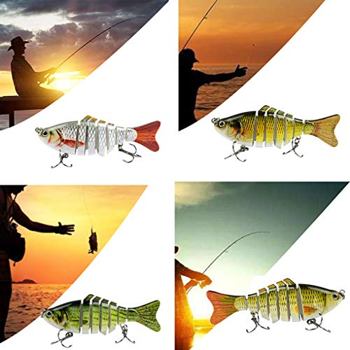 Multi secções 2 Triplo Garras Ganchos de peixes Artificial Forma Isca Vivencionista Pesca Spinner An